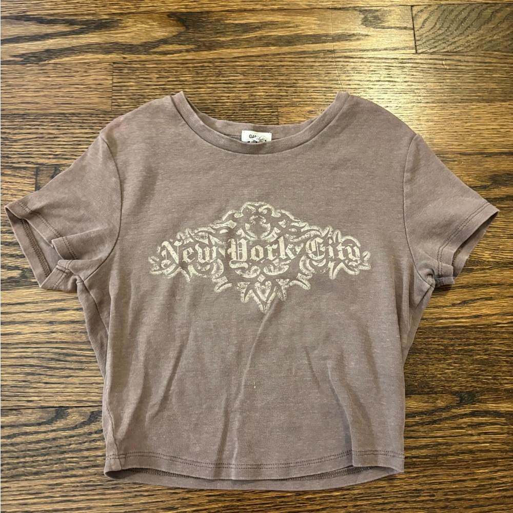 Garage Brown New York City Graphic Tee